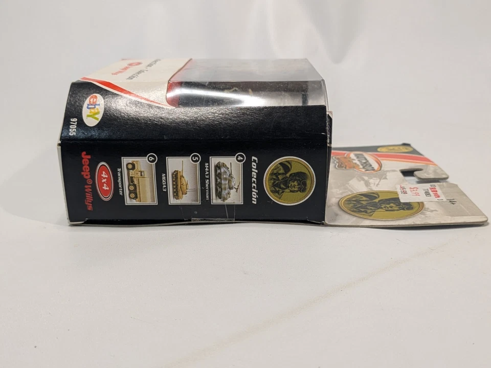 2001 MATCHBOX COLLECTIBLES Micro SCALE 4 X 4 JEEP WILLYS WITH TRAILER--NEW - Image 4 of 4