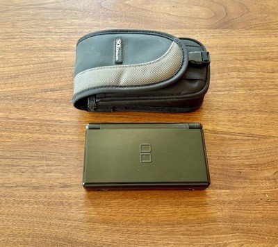 Nintendo DS Lite Konsole Schwarz Handheld + Tasche