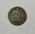 1850 Seated Liberty Dime Nice Original Stars Obverse Type