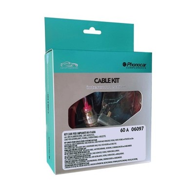 Kabelkit für Verstärker 06097, von Phonocar, 60 A
