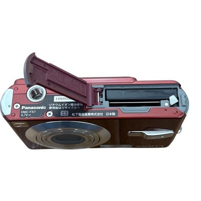 Panasonic LUMIX DMC-FX7 5.0MP Digital Camera Red Leica Lens Tested