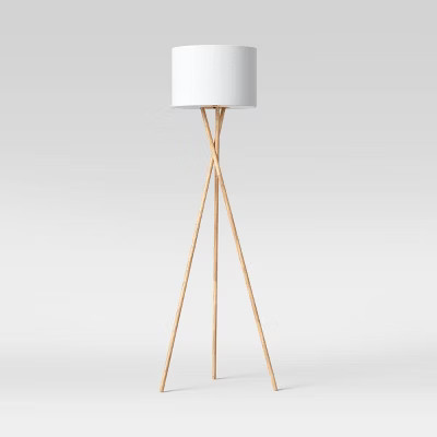 Tripod Floor Lamp Natural - Threshold 9590₽