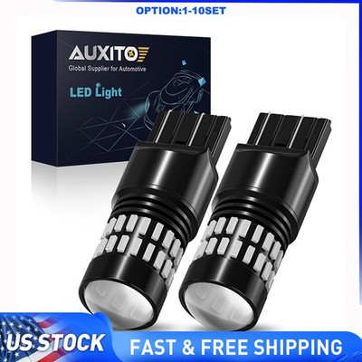 AUXITO 7440 7443 LED Brake Tail Parking Light Bulb Super Bright Red Canbus 2-20x