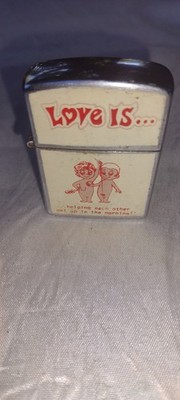 Vintage 70s ''LOVE IS HELPING EACH OTHER GET UP IN THE MORNING'' LIGHTER, Sexual!