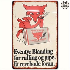 2D Flat Tin Metal Signs Home D cor Wall Art Vintage 8X12 Square Metal Wall Feat