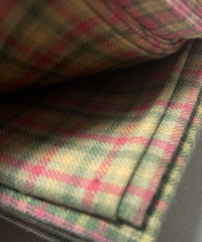 Vintage Checkered Cotton Fabric Bundle 8 Piece Fat Quarters - 第 9/10 張圖片
