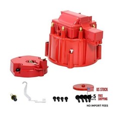 Red Male Hei Distributor Cap And Rotor For K549 Sbc 283 305 307 327 350 400 Red Male Hei Distributor Cap And Rotor For K549 Sbc 283 305 307 327 350 400