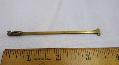 VINTAGE BRASS 3.5'' PENDULUM ROD ANTIQUE CLOCK REPAIR PARTS OLD