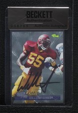 BAS 1995 Classic Images Four Sport Willie McGinest #41 Seal of Authenticity 3c7