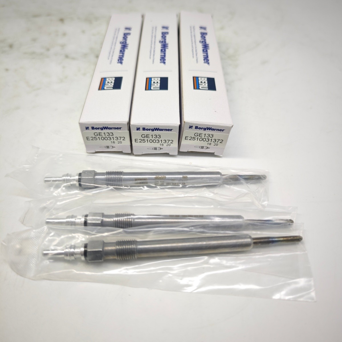 3X 03L963319 03L963319A BorgWarner Glow Plug for VW Audi Cupra Skoda Altea Seat