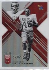 2017 Panini Elite Draft Picks Status Red Die-Cut 21/49 Gale Sayers #40 HOF 4f5