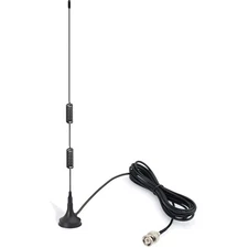 VHF UHF Ham Amateur Radio Police Scanner Antenna Magnetic Base BNC Male Anten...