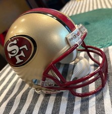NFL Riddell VSR4 Mini Football Helmet San Francisco 49ers No Box