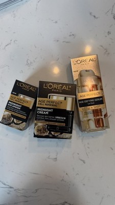 l'oréal age perfect Cell Renewal Midnight Cream / Eye Opener & Age Define Serum