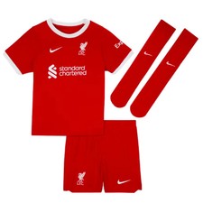 Kids Football Mini Kit Red 2023-2024 Liverpool Home Little Boys Sportswear Set