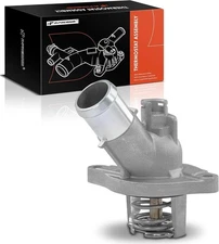 Engine Coolant Thermostat Housing Assembly Compatible with Envision, Regal, AT