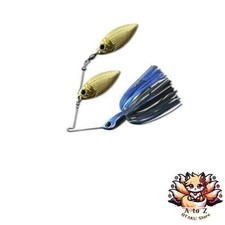 NEW Deps B Custom Double Wheel Spinnerbait 3/8oz Snubbull Black #22