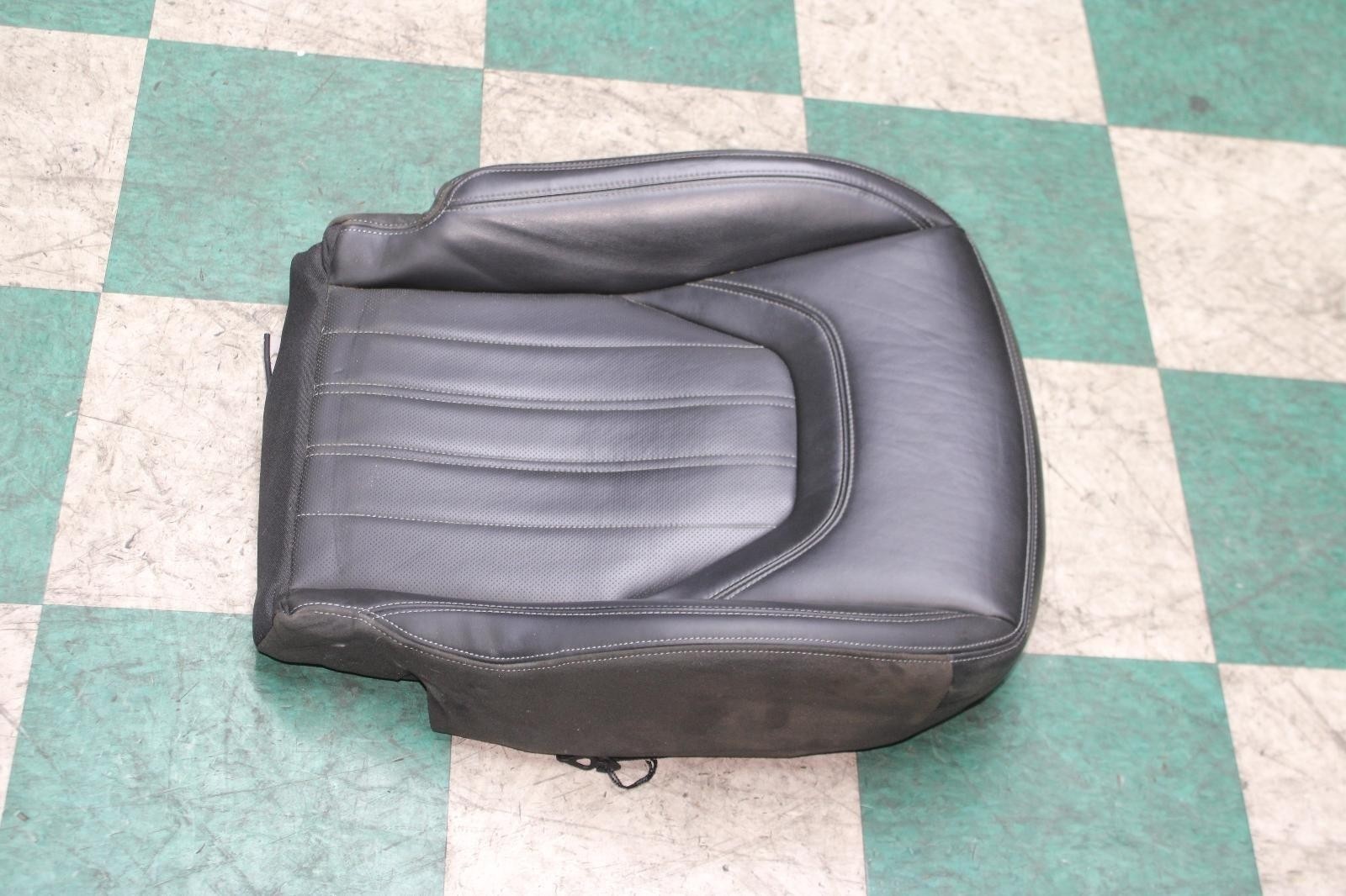 14-17 Quattroporte Nero Black Leather Front Driver LH LF Seat Lower Cushion Pad