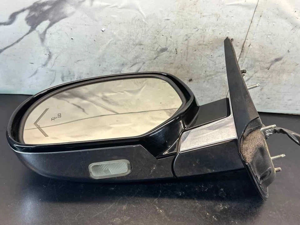 09-14 ESCALADE ESV Door Mirror left driver side 2 plugs 19 wires black ext - Image 3 of 4