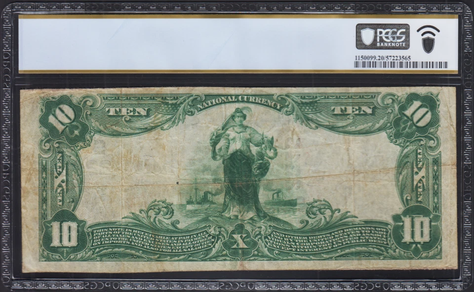1902 Mayfield Kentucky $10 National Banknote Charter 2245 PCGS Very Fine 20 - Image 2 of 2