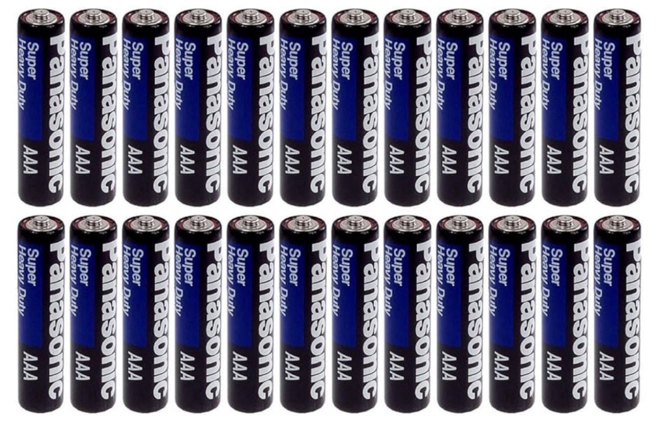 🌀 Pack of 24 Panasonic AAA Batteries Long-Lasting Power & Leak Resistant 🌀