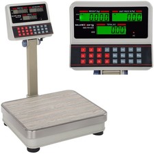 Bilancia da officina con piattaforma LCD SBS-PW-60, portata fino a 60 kg.
