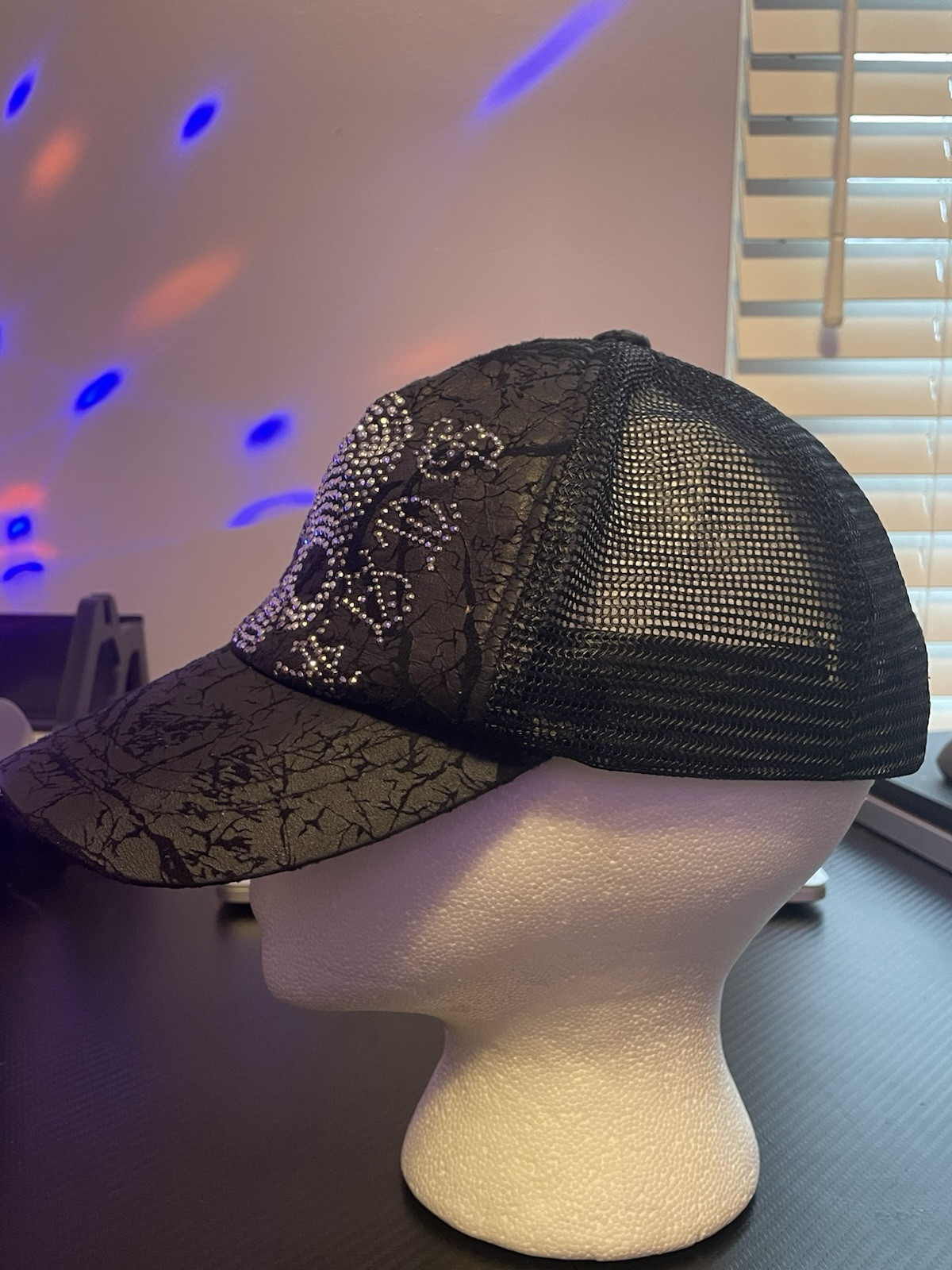 Skull Rhinestone   Hat - image 3