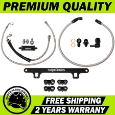 Turbo Oil Feed,Water Line&Support Bracket Kit For Ford Falcon XR6 BA/BF/FG 4.0L