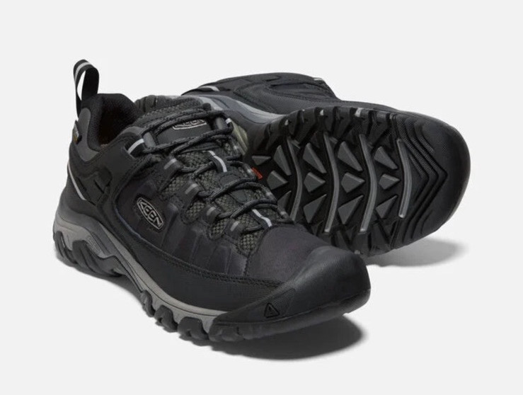 Keen Men's Targhee EXP Waterproof Hiking Shoes Black Size 7.5