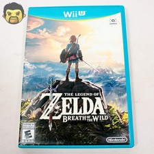 The Legend of Zelda Breath of the Wild Wii U CIB Nintendo Wii U 2017 Complete