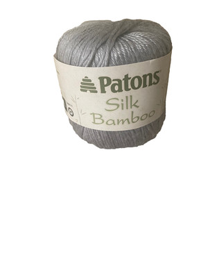 New Patons Silk Bamboo Blend Yarn Stone 85046 Light 3 / 2.2 oz  102 yrds