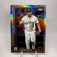 2025 Topps Crhome Isaac Paredes #USC29 Refractor Houston Astros