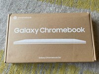 Galaxy Chrome book Go. Sliver, Amazing Condition, Box Opened Not Used.