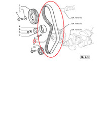 Courroie de distribution Fiat UNO
