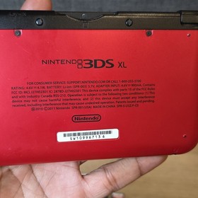 Nintendo 3DS XL Red/Black Console Bundle 8 Games & Carry Case FREE SHIPPING