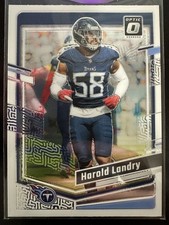 2023 Panini Donruss Optic Football Harold Landry #191 Tennessee Titans