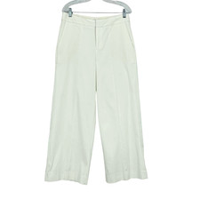 Everlane Wide Leg Trouser Pants Cream Women's Size 10 NWOT