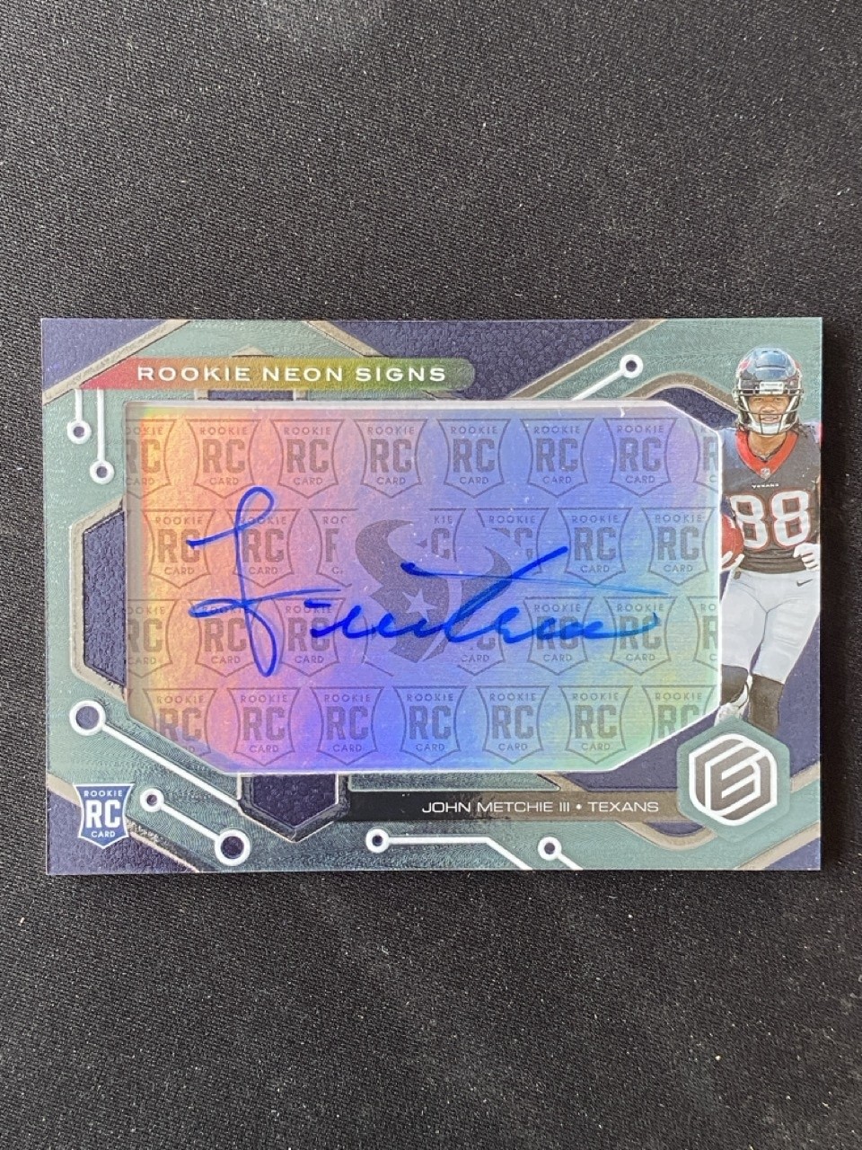 John Metchie Panini Elements Rookie Neon Signs #RNSJM Base