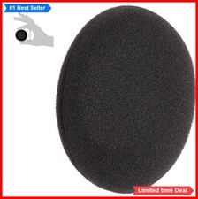 3 Pairs Foam Ear Pad Covers 50mm 2 Inch Soft Memory Foam Black for Headphones