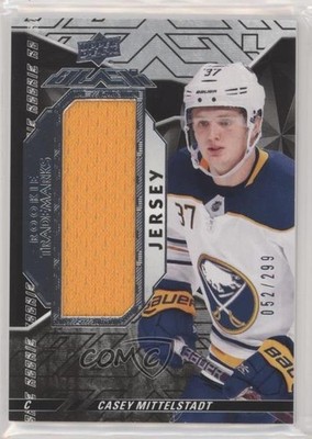 2018 SPx UD Black Rookie Trademarks Relics /299 Casey Mittelstadt #RT-CM RC a2v