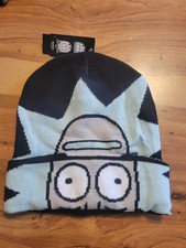 Rick and Morty Beanie Hat with Rick Face Design
