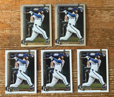 John Rave Rookie Card Lot of 5 2025 Topps Chrome Update Kansas City Royals