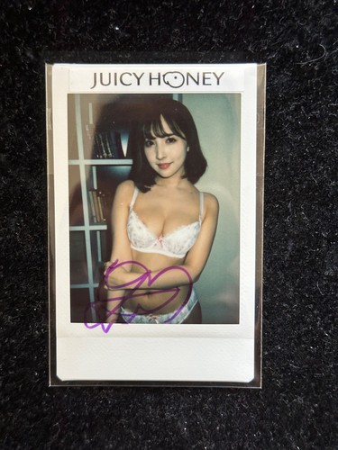 Autógrafo Juicy Honey 2020 15 aniversario Yua Mikami Instax Cheki