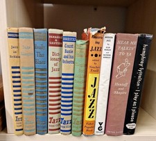 Bundle of 10 Vintage JAZZ BOOK CLUB Hardback 50s 60s Books Shelf Job Lot Classic