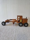 Vintage 1950's Tonka Pressed Steel Orange Road Grader