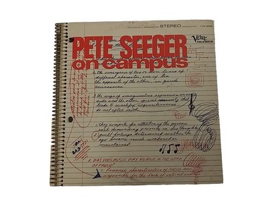 Pete Seeger On Campus LP Folkways Verve # FVS-9009 Stereo PRISTINE VINYL 1965