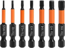 7 St&uuml;ck 50mm Sechskant Innensechskant Bohrer Bits 1/4" Magnetische Inbus
