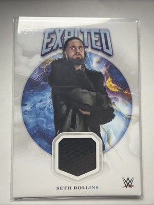 2025 Topps Chrome Exalted WWE Seth Rollins Relic Card ER-SFR