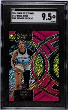 2024 Panini Select WNBA - Premier Level Angel Reese #147 Pink Shimmer /3 SGC 9.5