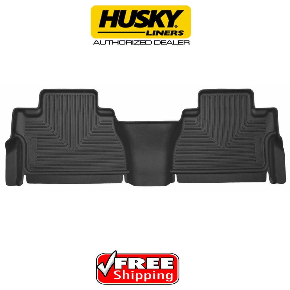 Alfombrilla trasera HUSKY 53811 X-Act Contour para Toyota Tundra 07-13 4 puertas negra Foto 2 de 4